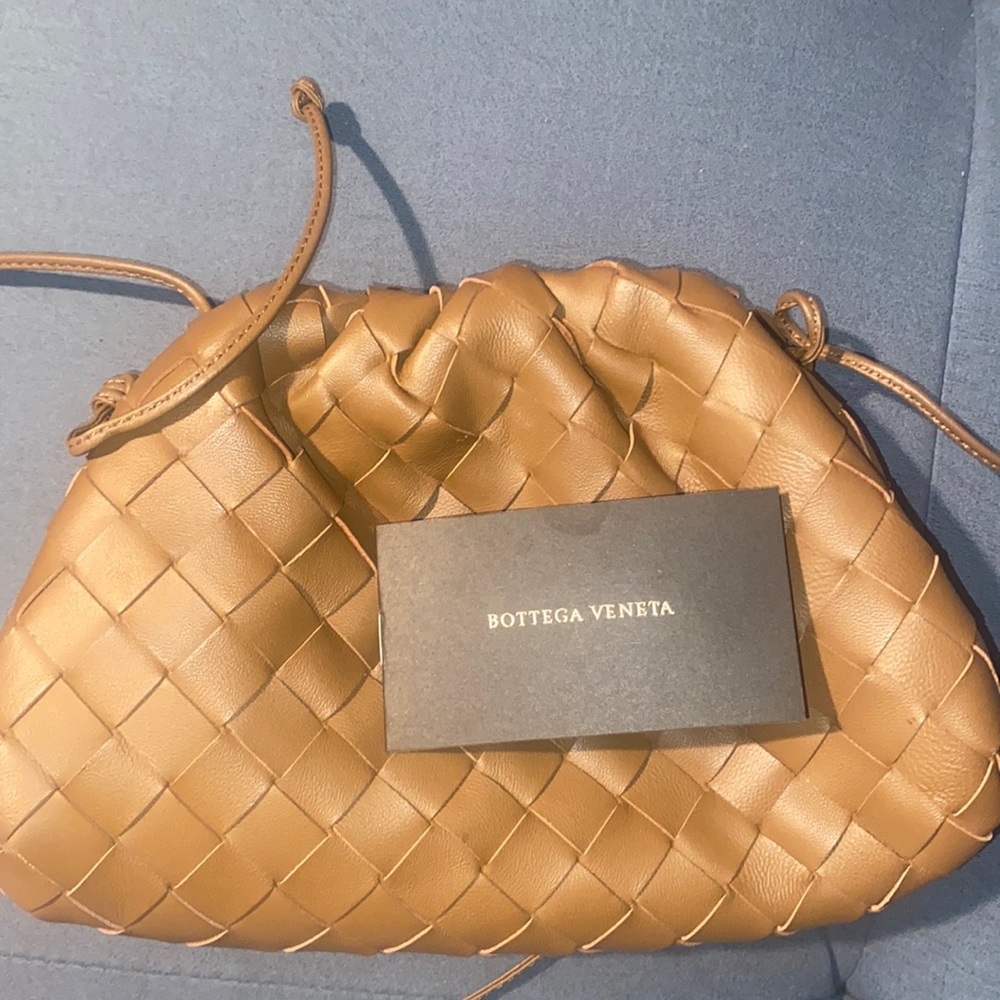 Bottega Veneta Caramel Mini Pouch